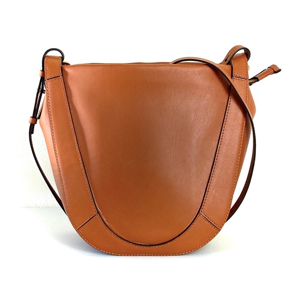 Ulla Johnson Hilma Top-Handle Leather Bucket Bag in Sienna Brown - Picture 12 of 16